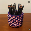 💜💖 Pretty in Pink & Purple: Crocheted Pencil Holder