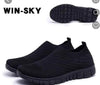 Women Outdoor Mesh Shoes Casual Slip On Comfortable Soles Running Sports Shoes