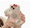 Cartoon cat suitable for iPhone12 pro max mobile phone case Apple 12promax advanced transparent anti-fall cute