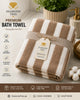 Diamond Tree Premium Striped Bath Towel | 100% Cotton Ultra Soft & Absorbent Luxury Towel