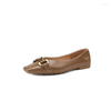Casual Shoes ANNYMOLI Boat Women Genuine Leather