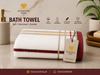 Diamond Tree Premium Bath Towel – Soft & Highly Absorbent Cotton Towel