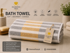 Diamond Tree Premium Bath Towel | Soft Cotton Striped Towel | Highly Absorbent & Quick Dry Bath Towel