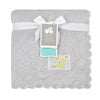 Just Born Quilted Plush Blanket - Grey