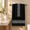 Diamond Tree Black Luxury Towel Set – Lifestyle