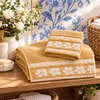Diamond Tree Floral Bath & Hand Towel Set lifestyle image