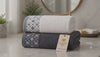 Premium & Clean
Diamond Tree Premium Jacquard Hand Towel Set – 100% Soft Cotton, Geometric Border Design